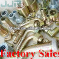 Nickel plated hydraulic hose bsp swivel fittings